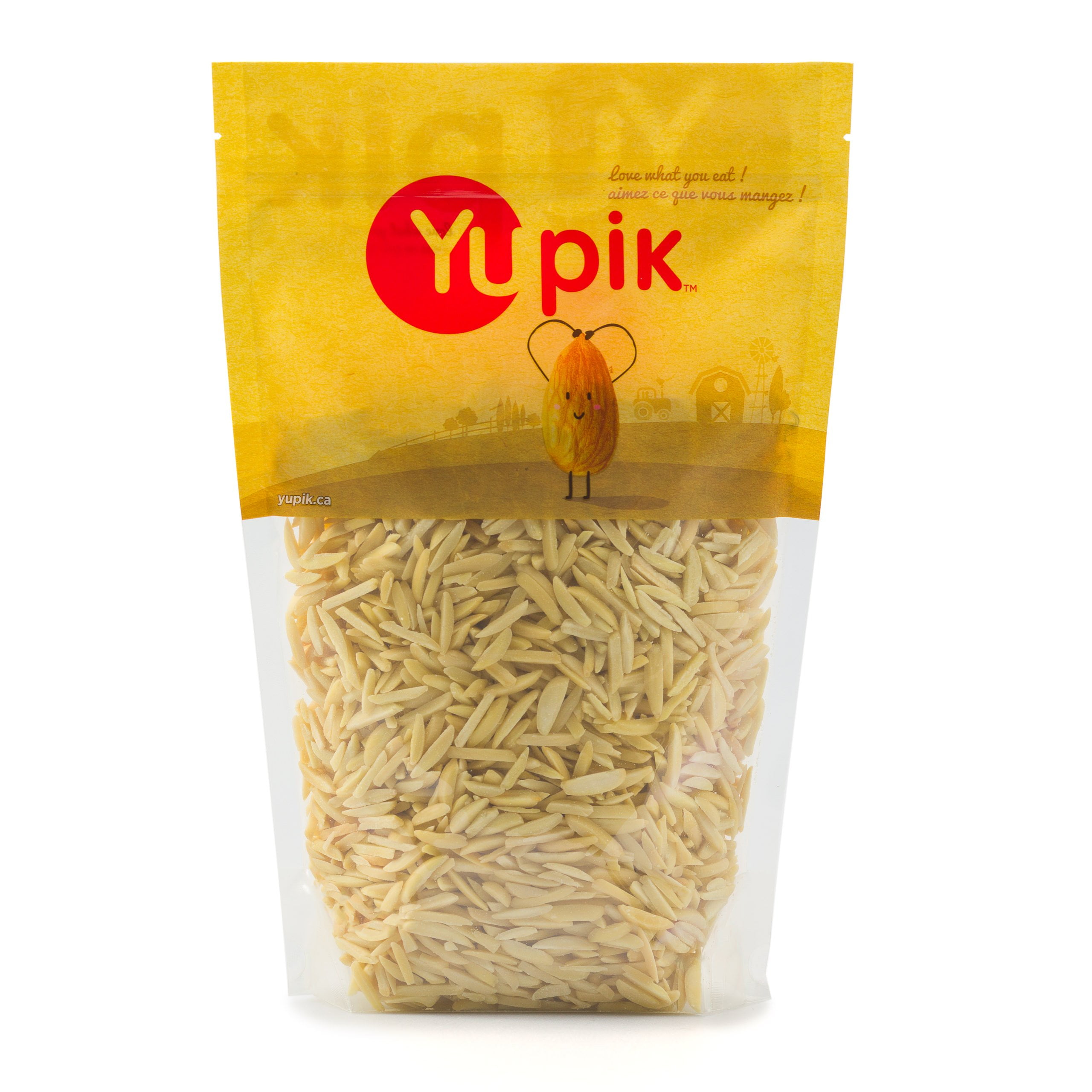 Yupik Slivered California Almonds, IEF31 35.2 Ounce, Chopped Raw Blanched Almonds, Gluten-Free, Kosher, Raw, Good Source Of Protein, Fiber, Iron & Calcium, Low In Carb, Pack of 1