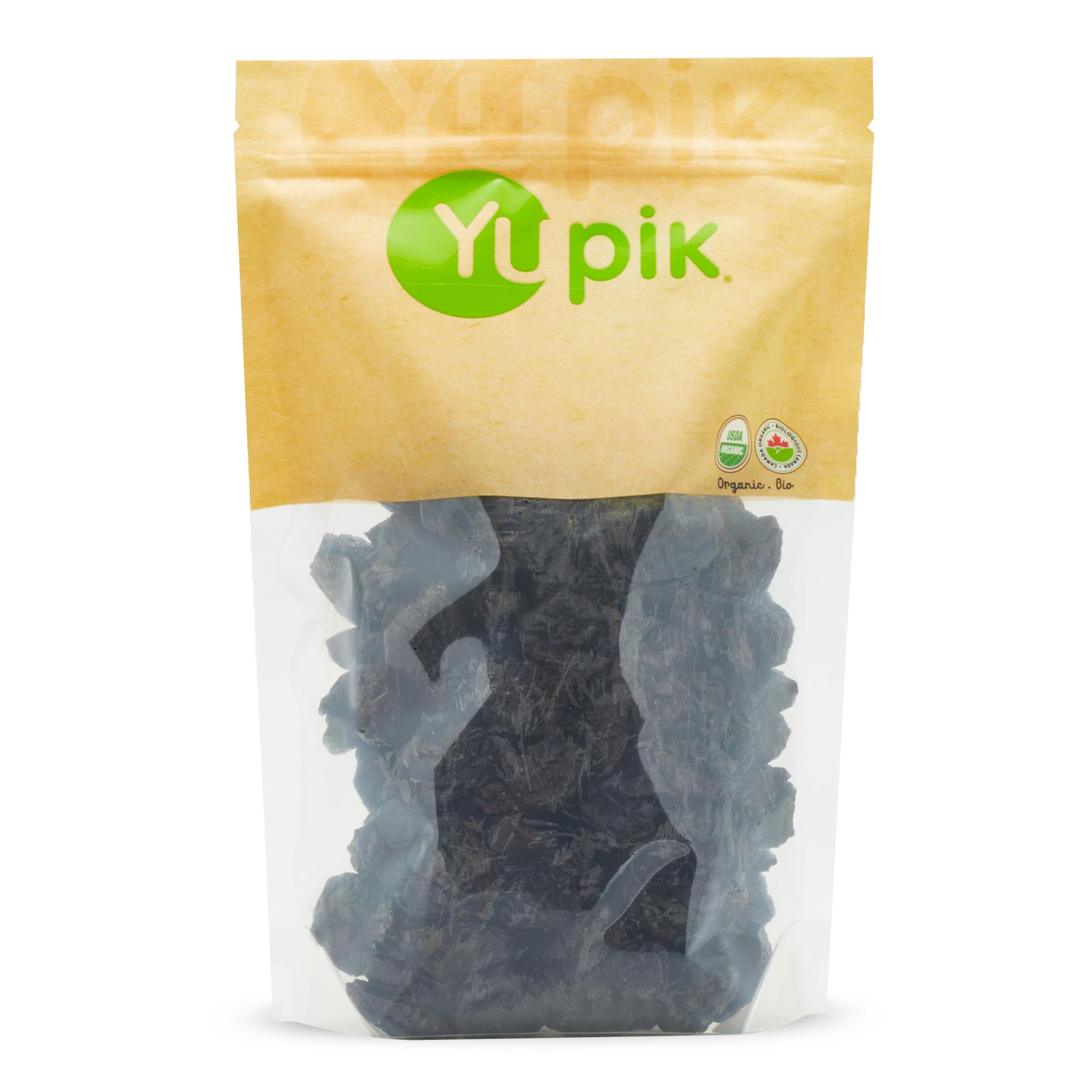 Yupik Organic Pitted Prunes, HHA1 2.2 lb, NonGMO, GlutenFree, Kosher