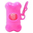 thumbnail image 1 of Yuping Bone Shape Pet Pick Up Poop Bag Dispenser Portable Dog Poop Waste Bag Holder Outdoor Garbage Bags Organizers Small Shovel for Dog Poop Stick, 1 of 9