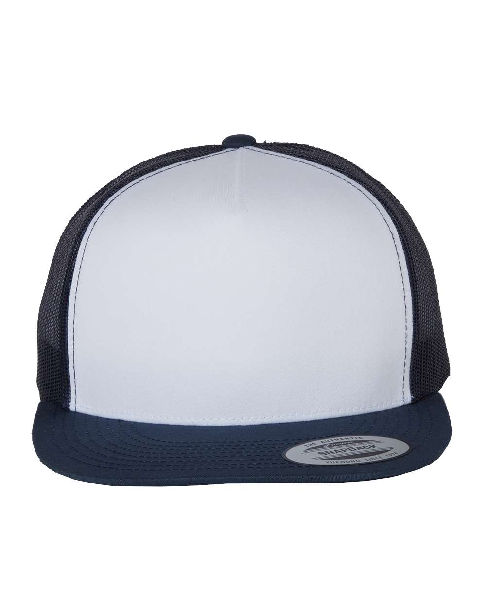 Yupoong 6006W Adult Classic Trucker with White Front Panel Cap - image 1 of 3