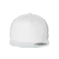 thumbnail image 1 of Yupoong 6007 Classics 5-Panel Cotton Twill Snapback Cap - White, 1 of 3