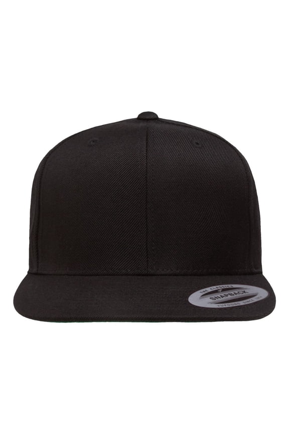 Yupoong 6089 Adult 6-Panel Structured Flat Visor Classic Snapback (2 PACK)