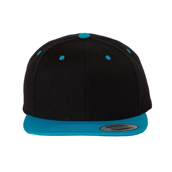 Yupoong 6089 Adult 6-Panel Structured Flat Visor Classic Snapback (2 PACK)