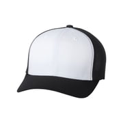 Yupoong 6511W Flexfit Trucker Mesh With White Front Panels Cap 2 PACK