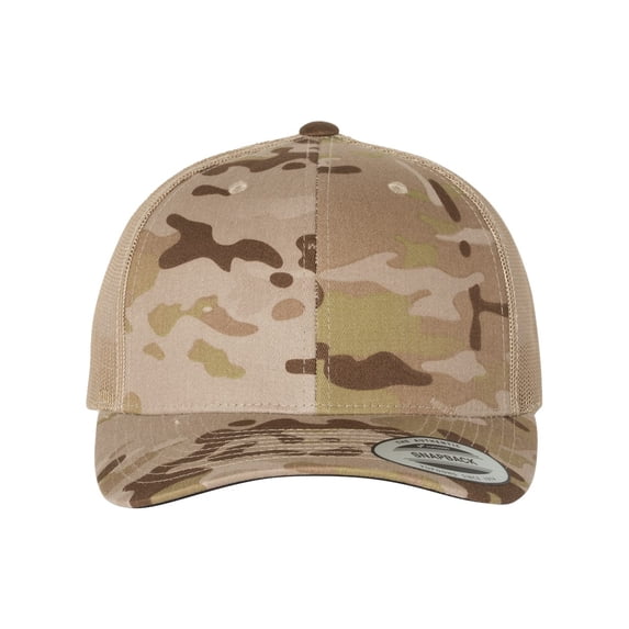 Yupoong 6606MC Retro Trucker Multicam Snapback (2 PACK)