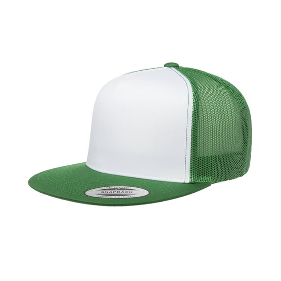 Yupoong Adult Classic Trucker with White Front Panel Cap - 6006W