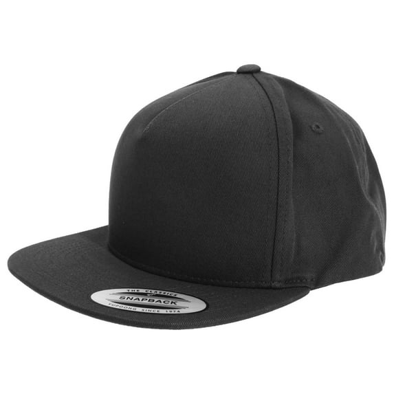 Yupoong Flexfit Plain Classic 5 Panel Snapback Cap