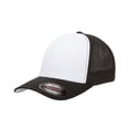 thumbnail image 1 of Yupoong Flexfit Trucker Mesh with White Front Panels Cap - 6511W, 1 of 1