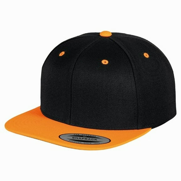 Yupoong Mens The Classic Premium Snapback 2-Tone Cap (Pack of 2)