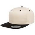 thumbnail image 1 of Yupoong Mens The Classic Premium Snapback 2-Tone Cap, 1 of 5
