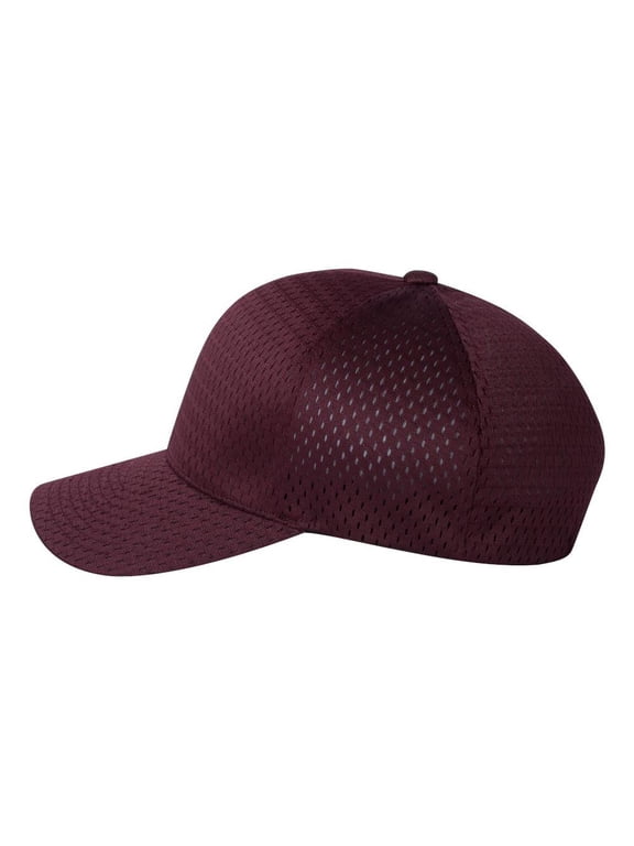 - Athletic Mesh Cap - 6777, MAROON, One Size