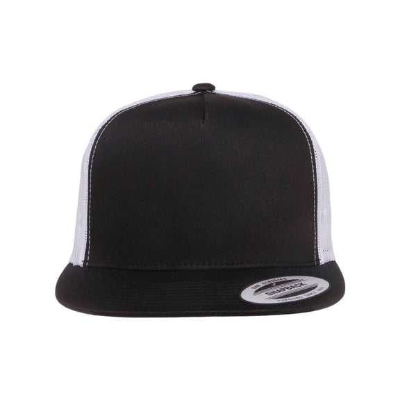 Yupoong Unisex Classics Flat Bill Trucker Cap