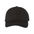 thumbnail image 1 of Yupoong YP Classics Peached Cotton Twill Dad Cap, Black, OSFA, 1 of 3