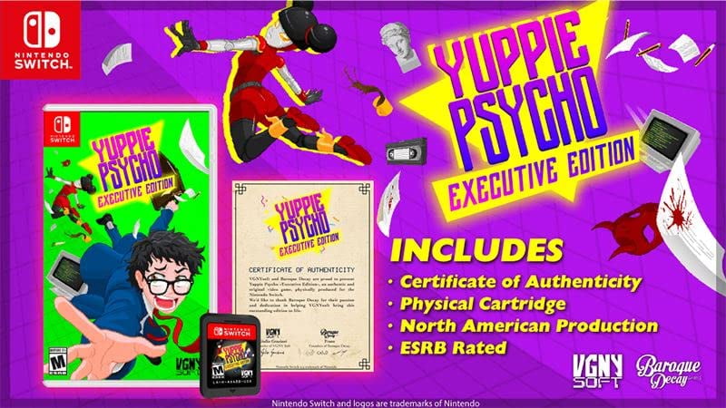 Yuppie Psycho Executive Edition (Nintendo Switch) - Walmart.com