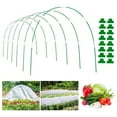 YuraZH Greenhouse Hoops Grow Tunnel 6 Sets of 8FT Garden Hoops DIY