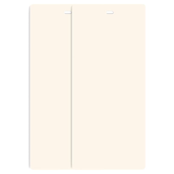 YuraZH PVC Vertical Blind Replacement Slat 82 1/2 X 3 1/2 (2 PK, Ivory)