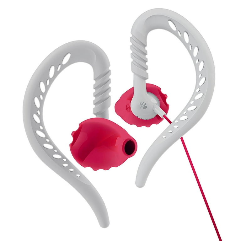 Yurbuds Focus In Ear Earbud Headphones with TwistLock Technology Sweat Resistant Pink New Open Box Walmart