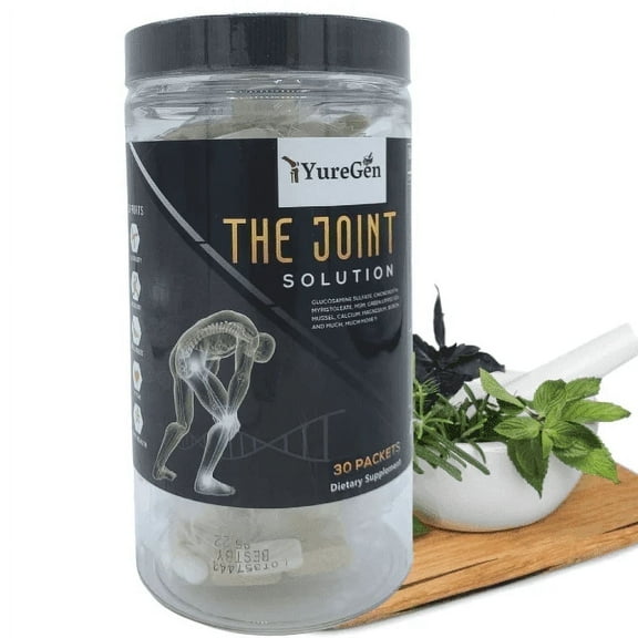 Yuregen Joint Support Supplement with UC II Collagen Boswellia MSM Glucosamine Chondroitin Plant-Based Herbal Formula for Mobility Flexibility Strength