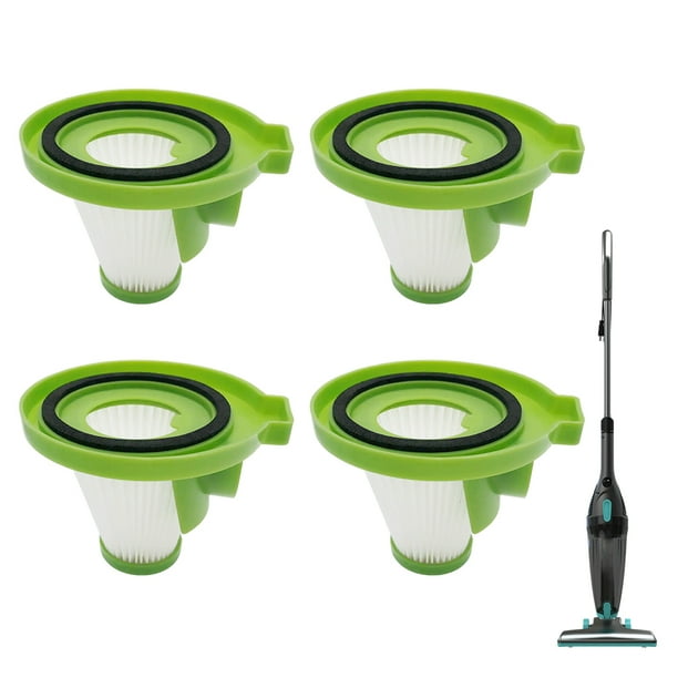 Yuri 4 Packs Replacement HEPA Filters for IonVac ZipVac 8842 3in1 Lightweight Corded Stick