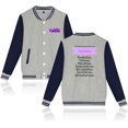 thumbnail image 1 of Yuridia Men's and women's retro hip-hop fashionable long sleeved baseball jacket, 1 of 2