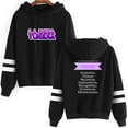thumbnail image 1 of Yuridia Parallel bar sleeve pocket fashionable unisex long sleeved hooded sweatshirt, 1 of 2