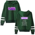 thumbnail image 1 of Yuridia Parallel bar sleeve pocket fashionable unisex long sleeved hooded sweatshirt, 1 of 2