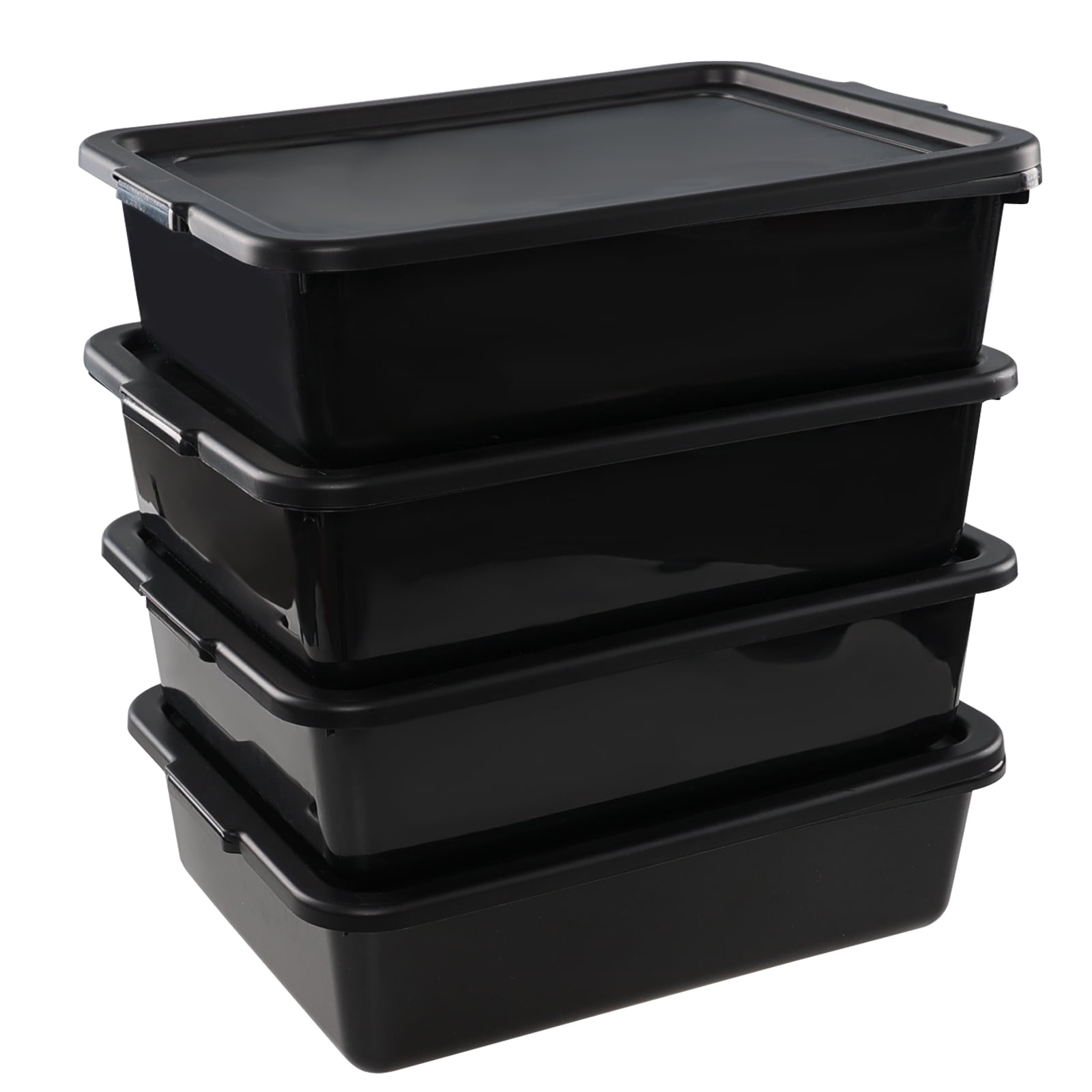 Restaurantware Roku 8.75 x 5.5 Inch Sushi Trays, 100  Disposable Sushi Containers With Lids - Large, Rectangle, Black Plastic To  Go Containers, For Appetizers, Entrees, or Desserts: Sushi Plates