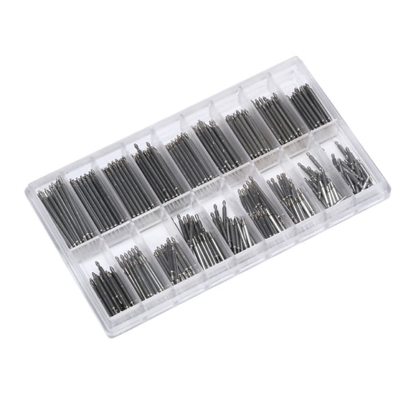 Yurqghjb 180 Piece Stainless Steel Watch Spring Bars 8-25mm Link Pins Repair Kit for Straps