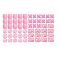thumbnail image 1 of Yurqghjb 60 Pcs Pink Heart Hair Beads for Braids, Cute AB Color Jewelry, 3 Styles, 1 of 5