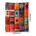 thumbnail image 1 of Yurqghjb Cute Cat Quilted Throw, Cotton Patchwork Lap Blanket for Cat Lover Gift (D), 1 of 4