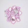 thumbnail image 1 of Yurqghjb Heart Ornaments, 12Pcs Valentine's Day Tree Decoration, 1.97 Inch Mini Shatterproof Plastic Baubles, Romantic Hanging Pendants, DIY Party Decor (Pink), 1 of 4