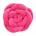 thumbnail image 1 of Yurqghjb Mini Rose Throw Pillow, Velvet Flower Accent for Valentine's Day Gift, 7" (Hot Pink), 1 of 6