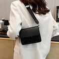 thumbnail image 1 of Yurqghjb Small Crossbody Bag for Women, Black PU Leather Shoulder Purse, Trendy Mini Messenger Handbag with Adjustable Strap, Casual Phone Wallet Satchel, Valentine's Day Spring Gift, 1 of 8