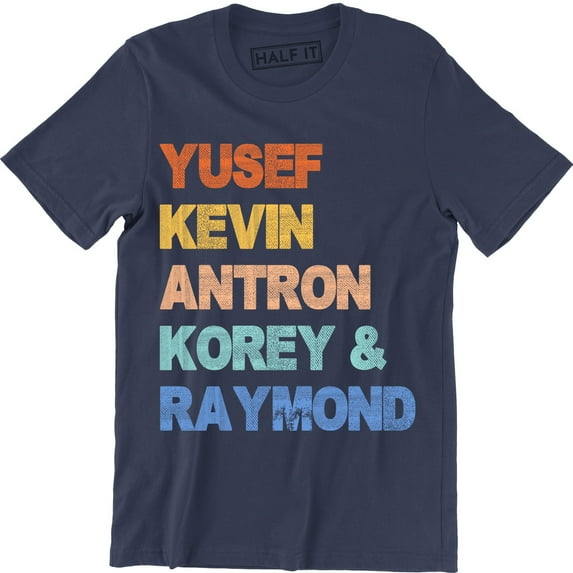 Yusef Kevin Antron Korey and Raymond Vintage Men's T-Shirt