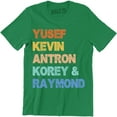 thumbnail image 1 of Yusef Kevin Antron Korey and Raymond Vintage Men's T-Shirt, 1 of 4