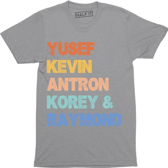 Yusef Kevin Antron Korey and Raymond Vintage Men's T-Shirt