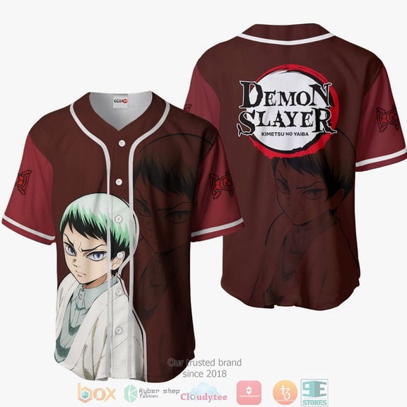 Yushiro Demon Slayer Baseball Jersey Shirt Sunny Shirt