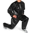 thumbnail image 1 of Yusimy Men's 2-Piece Sauna Suit Set Fitness Workout Sweat Enhancing Weight Loss Tracksuit, 1 of 9