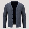 thumbnail image 1 of Yusimy Men's Crew Neck Sweater Striped Knit Relaxed Fit Versatile Styling Casual Modern Classic, 1 of 9