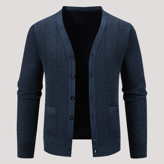 Yusimy Men's Crew Neck Sweater Striped Knit Relaxed Fit Versatile Styling Casual Modern Classic