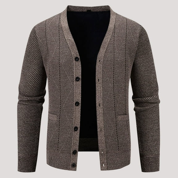 Yusimy Men's Crew Neck Sweater Striped Knit Relaxed Fit Versatile Styling Casual Modern Classic