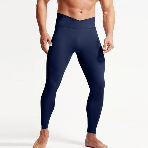 Yusimy Men's Cuffed Joggers Solid Color Elastic Drawstring Sports Casual Pants Athleisure Style
