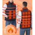 thumbnail image 1 of Yusimy Men's Heated Vest Dual-ControlHeating Stand-Up Collar Zip-Front USB Rechargeable Warm Tech-Style Vest, 1 of 9