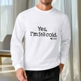 thumbnail image 1 of Yusimy Men's Loose-Fit Letter Print Crew Neck Long Sleeve Casual Tee Fashion Trendy Style, 1 of 5