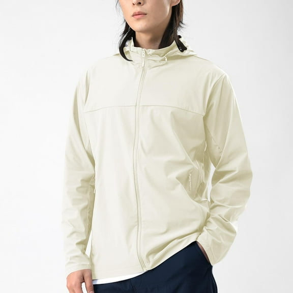 Yusimy Men's Outdoor Tactical Fleece-Lined Hooded Workwear Jacket Waterproof Windproof Hiking Mountaineering Warm Long Sleeve