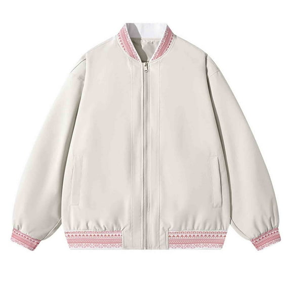 Yusimy Men's Polar Fleece Coat Solid Color Zip-Up Stand Collar Long Sleeve Outdoor Jacket