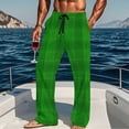thumbnail image 1 of Yusimy Men's Sleep Pants Gingham Print Elastic Waist Dual Pockets Lounge Pants Casual Comfort Pants Sleep Trousers, 1 of 6