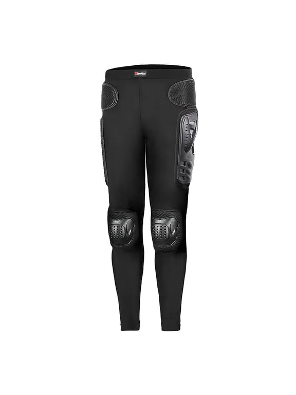 Men's Solid Color Hip Protection Padded Pants Safety Gear
