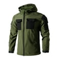 thumbnail image 1 of Yusimy Men's Solid Fleece Full-Zip Stand Collar Jacket Casual Outdoor, 1 of 8