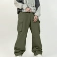 thumbnail image 1 of Yusimy Men's Casual Jogger Pants Solid Color Elastic Waist Drawstring Pocket Sporty Streetwear Urban Lounge Comfort Fit, 1 of 6